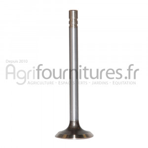 Soupape d'échappement Ø 40 x 9.5 mm - l 131 mm - 45° Bepco 26/43-17 pour tracteur