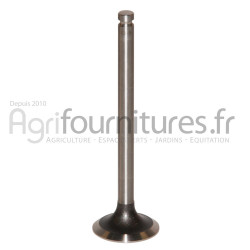 Soupape d'échappement Ø 33.4 x 7.9 mm - l 114.2 mm - 35° Bepco 30/43-5 pour tracteur