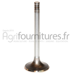 Soupape d'échappement Ø 43 x 9 mm - l 117 mm - 45° Bepco 28/43-43 pour tracteur
