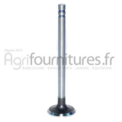 Soupape d'échappement Ø 38.4 x 9.4 mm - l 145.9 mm - 45° Bepco 24/43-12 pour tracteur
