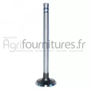 Soupape d'échappement Ø 38.4 x 9.4 mm - l 145.9 mm - 45° Bepco 24/43-12 pour tracteur