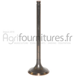 Soupape d'échappement Ø 40.8 x 8 mm - l 137.5 mm - 45° Bepco 23/43-263 pour tracteur