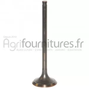 Soupape d'échappement Ø 40.8 x 8 mm - l 137.5 mm - 45° Bepco 23/43-263 pour tracteur