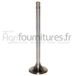 Soupape d'échappement Ø 40.9 x 8.9 mm - l 152.6 mm - 45° Bepco 30/43-52 pour tracteur