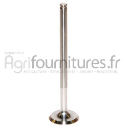 Soupape d'échappement Ø 29.7 x 8.7 mm - l 147.7 mm - 45° Bepco 25/43-21 pour télescopique