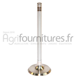 Soupape d'échappement Ø 37 x 8 mm - l 133 mm - 45° Bepco 21/43-50 pour tracteur