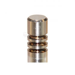 Soupape d'échappement Ø 37 x 8 mm - l 133 mm - 45° Bepco 21/43-50 pour tracteur