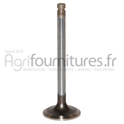 Soupape d'échappement Ø 41 x 8.9 mm - l 122.9 mm - 35° Bepco 30/43-61 pour tracteur