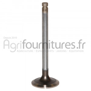 Soupape d'échappement Ø 41 x 8.9 mm - l 122.9 mm - 35° Bepco 30/43-61 pour tracteur