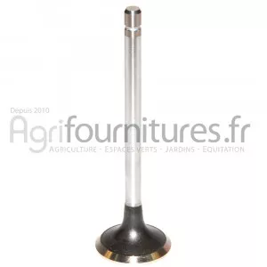 Soupape d'échappement Ø 37.62 x 7.98 mm - l 125.58 mm - 45° Bepco 23/43-254 pour tracteur