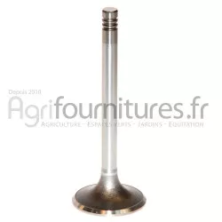 Soupape d'échappement Ø 43 x 8.95 mm - l 117 mm - 45° Bepco 28/43-44 pour tracteur