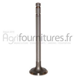 Soupape d'échappement Ø 30.3 x 7.9 mm - l 117 mm - 45° Bepco 30/43-15 pour tracteur