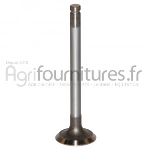 Soupape d'échappement Ø 36.6 x 9.5 mm - l 123.3 mm - 45° Bepco 30/43-6 pour tracteur
