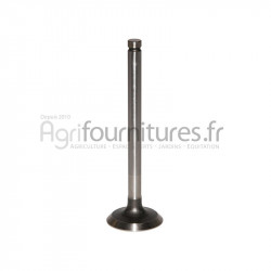 Soupape d'échappement Ø 40.61 x 9.47 mm - l 132.46 mm - 45° Bepco 30/43-16