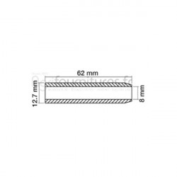 Guide de soupape Ø 8 x 12.7 mm - l 62 mm Bepco 30/41-3 pour tracteur