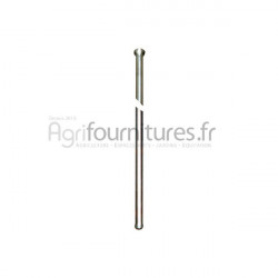 Tige de culbuteur Ø 8.1 mm - l 267 mm Bepco 30/53-2 pour tracteur
