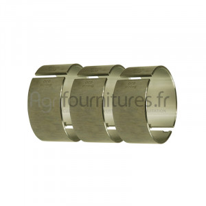 Jeu de coussinets de bielle 0.010'' - 0.25 mm - 3 cyl. Bepco 24/3-7A pour tracteur