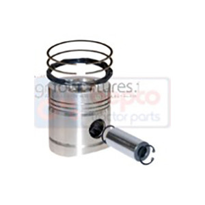 Piston avec segments +0.020''- 0.51 mm Bepco 20/32-82B pour tracteur