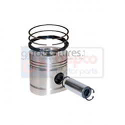 Piston avec segments +0.020''- 0.51 mm Bepco 20/32-80B pour tracteur