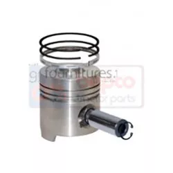 Piston avec segments Ø 100 mm - std Bepco 23/32-255 pour tracteur