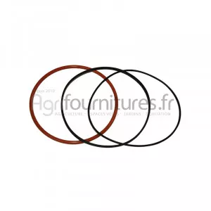 Joints de chemise rouge Ø 94 x 101x3.5 mm - noir Ø 101 x 105 x 2 mm Bepco 26/37-1