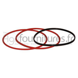 Joints de chemise rouge Ø 108x115 x 3.5 mm - noir Ø 101 x 105 x 2 mm Bepco 26/37-2