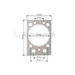Équilibreur 385 x 170 x 140 mm Bepco 30/90-15 pour tracteur