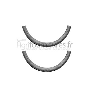 Paire de joints d'étanchéité arrière Bepco 24/13-6 pour moissonneuse - batteuse
