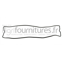 Joint de cache-soupapes long. 695 mm - larg. 135 mm Bepco 30/74-109 pour tracteur