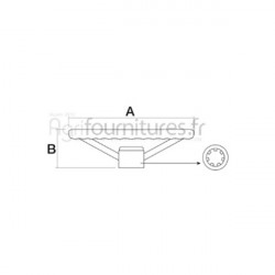 Volant de direction Ø 425 mm - h 130 mm Bepco 30/510-2 pour tracteur