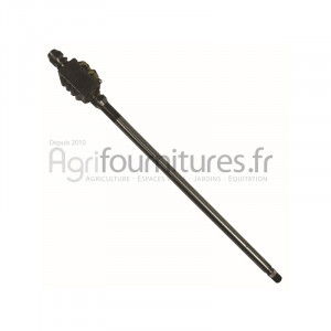 Arbre de colonne direction Ø 21 mm - l650 mm Bepco 24/530-9 pour tracteur