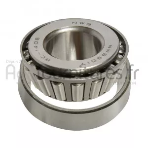 Roulement extérieur Ø 25.4 x 57.15 x 2 mm de moyeu Bepco 23/463-33 pour tracteur