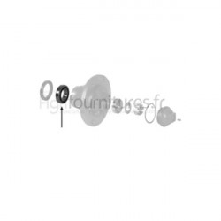 Roulement intérieur Ø 45.62 x 83.06 x 23.81 mm de moyeu Bepco 24/462-36 pour tracteur