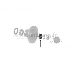 Roulement extérieur Ø 18.95 x 45.25 x 16.55 mm de moyeu Bepco 30/463-2 pour tracteur