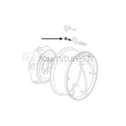 Goujon de jante 44289 '' unc - l 124 mm Bepco 30/442-6 pour tracteur