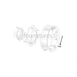 Goujon de jante 44413 '' unf - l 72 mm Bepco 30/442-1 pour tracteur