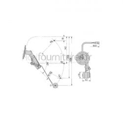 Flotteur de réservoir Bepco 23/172-25 pour tracteur