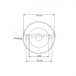 Bouchon de réservoir Bepco 30/105-19 pour tracteur