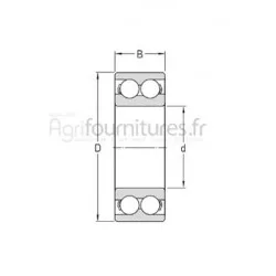 Tuyau de carburant l 450 mm Bepco 30/109-2 pour tracteur