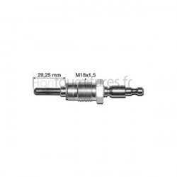Bougie de préchauffage 24V - m18 x 1.5 - l 100 mm Bepco 23/60-16 pour tracteur
