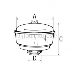 Préfiltre à air Bepco 60/168-7 pour tracteur