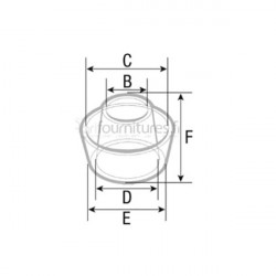 Cuve Ø 269.5 mm préfiltre à air Bepco 60/169-4 pour tracteur