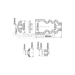 Jeu de réparation huile LHM embrayage Bepco 20/227-80 pour tracteur