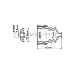 Jeu de réparation récepteur embr. huile LHM embrayage Bepco 20/229-80 pour tracteur