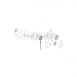 Bague d'étanchéité 27 x 55.5 x 12.5 mm boîte de vitesse Bepco 24/250-8 pour tracteur