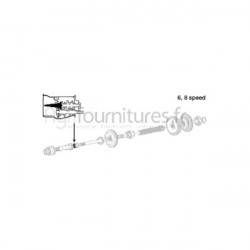 Bague d'étanchéité 28,57x39,68x9,52 boîte de vitesse Bepco 30/256-1 pour tracteur