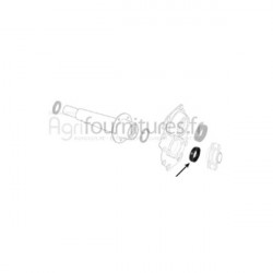 Bague 37.5x60x12.5mm boîte de vitesse Bepco 24/290-3 pour tracteur industriel