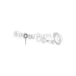 Bague d'étanchéité Ø 50 x 80 x 13 mm Entrée du différentiel - couple conique pont avant 4M Bepco 25/355-3