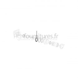 Bague d'étanchéité Ø 170 x 195 x 18 mm carter du moyeu pont avant 4M Bepco 30/6408-1