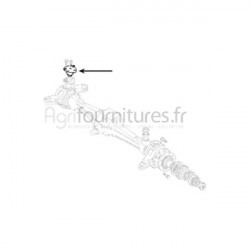 Pivot de direction carter du moyeu pont avant 4M Bepco 23/6450-47 pour tracteur